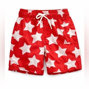 Cat & Jack Red Star Swim Trunks